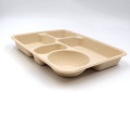 Plats compostables de bagasse de canne à sucre de vente chaude de l&#39;Europe pour la restauration rapide